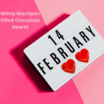 Minty-Marzipan Filled Chocolate Hearts