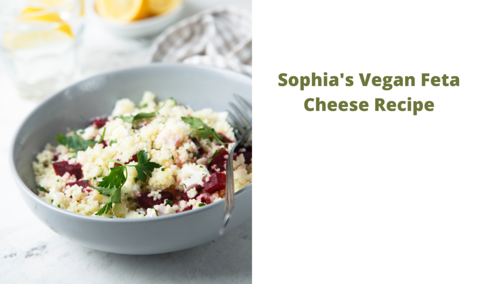 Sophia's Vegan Feta Cheese Recipe