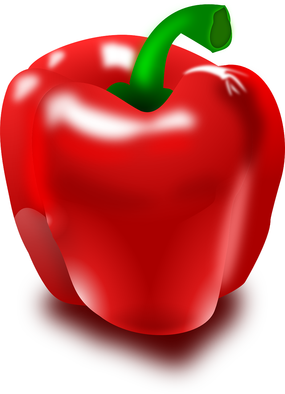 What is the Nutrition in Raw Red Peppers?