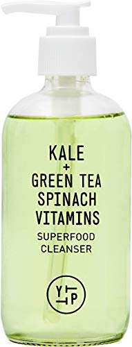 Youth To The People Kale + Green Tea Superfood Face Cleanser - Vegan Face Wash with Spinach, Vitamins C, E + K - Non-Drying Gel Foaming Cleanser for All Skin Types - Clean Beauty (8oz)