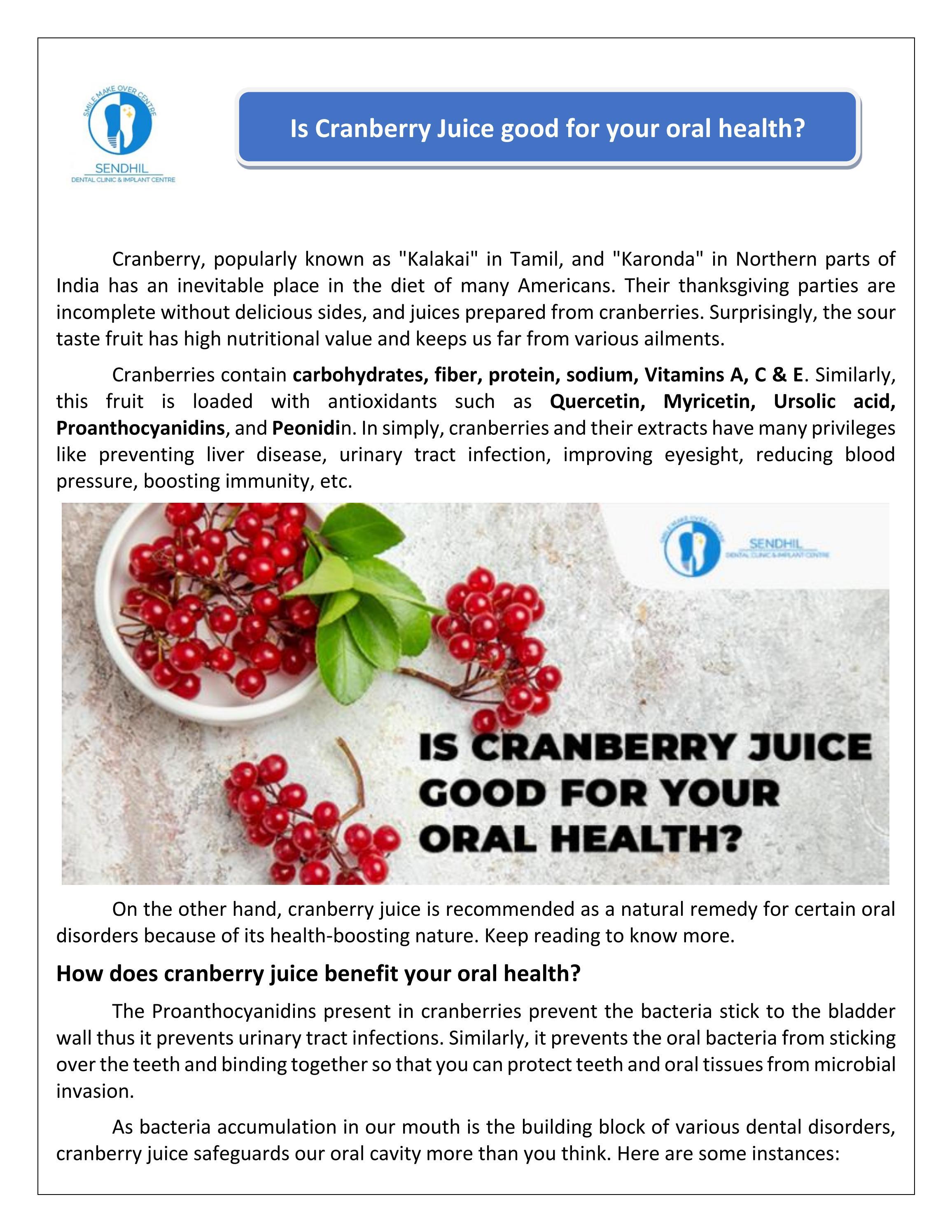is cranberry juice acidic
