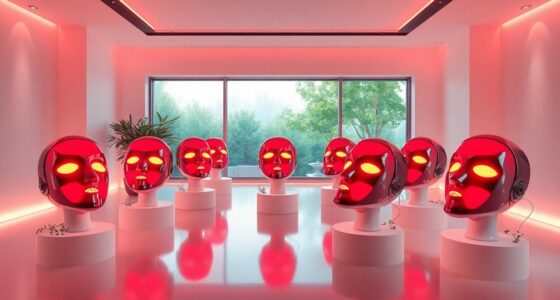 red led mask therapy