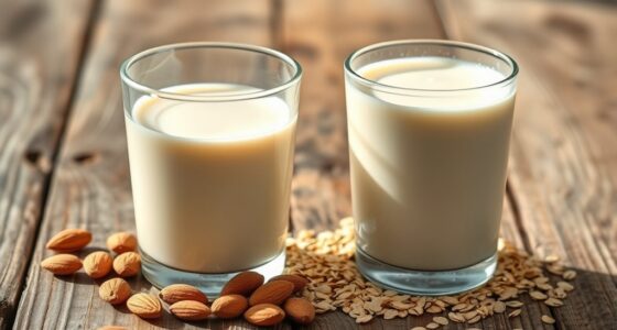 almond vs oat water