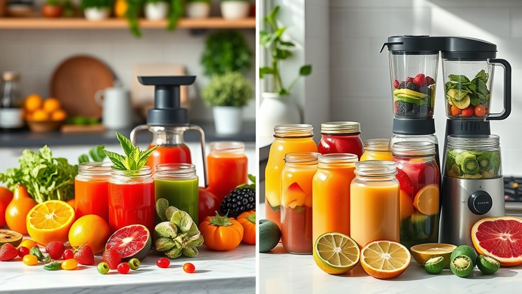 balanced nutritious juicing routine