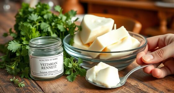 cheese fermentation with vegetarian rennet