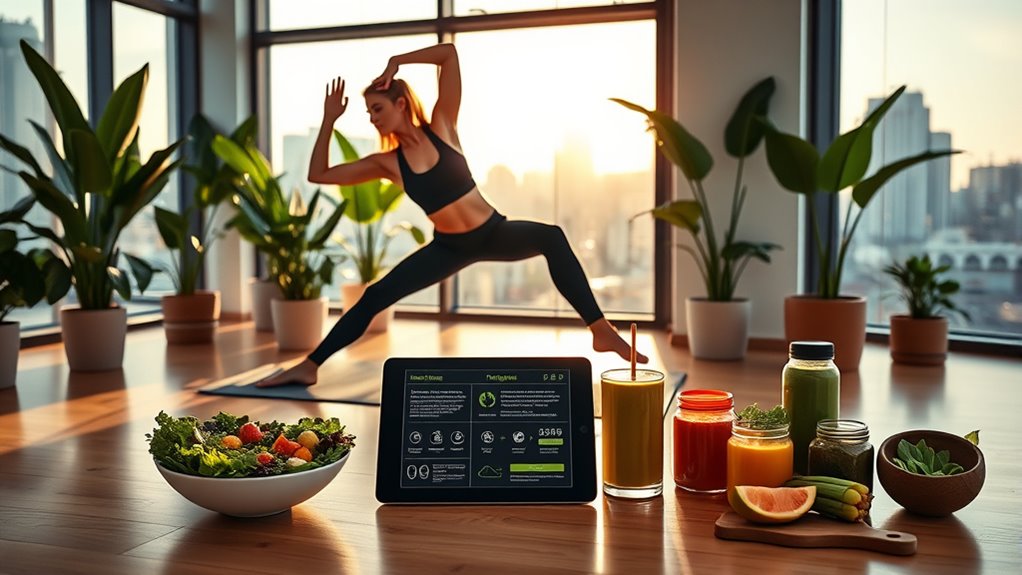 combine exercise and mindful eating