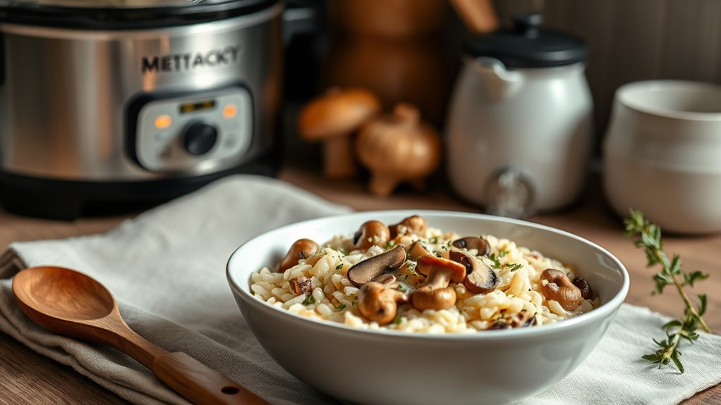 creamy mushroom risotto tips