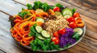 create nutritious vegan plate