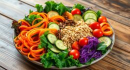 create nutritious vegan plate
