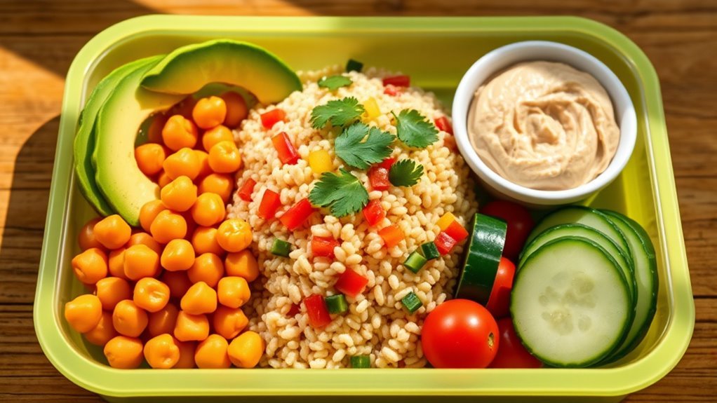 diverse plant based protein options
