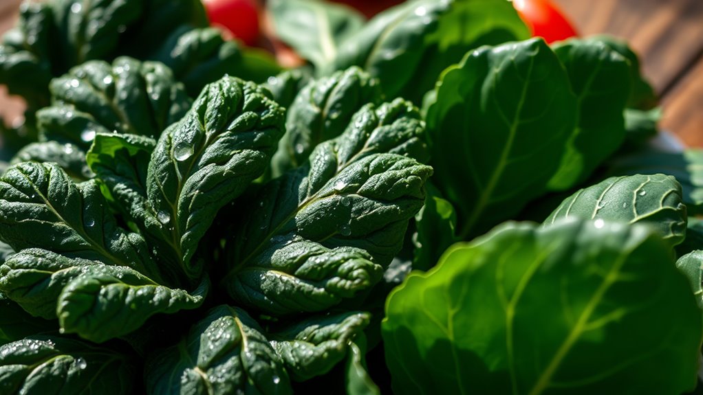 eat greens with vitamin c