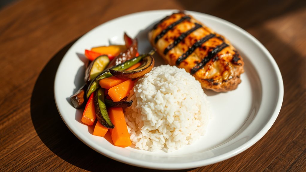 eat smaller food portions