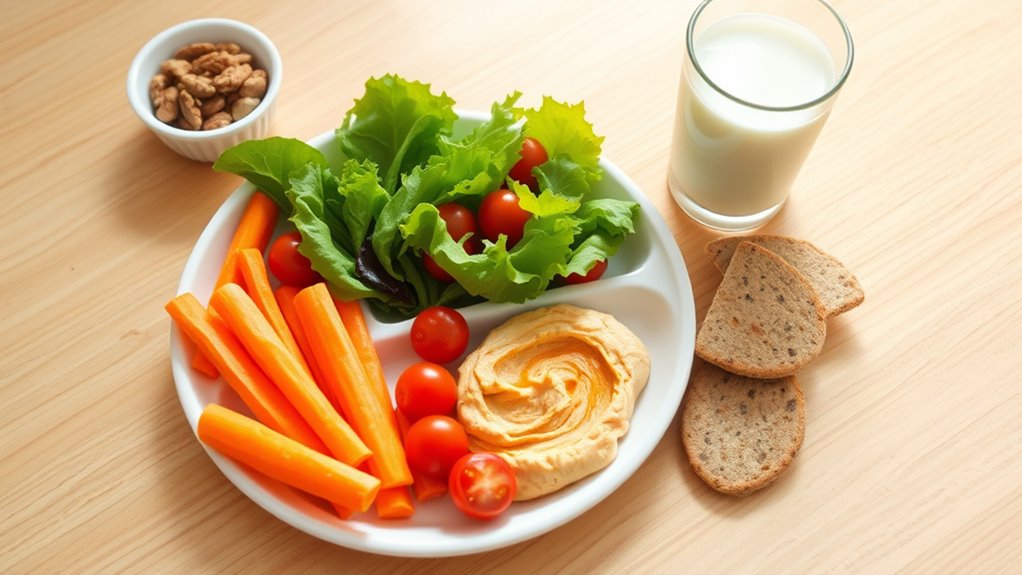 essential nutrients for vegetarian lunches
