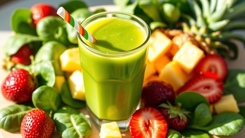favorite fruits enhance green juice