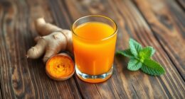 fresh carrot ginger shot
