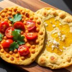 gluten free chickpea flatbread variations