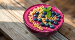 healthy berry beet bowl