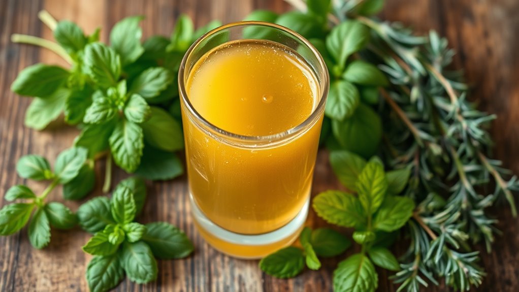 herbs boost juicing health