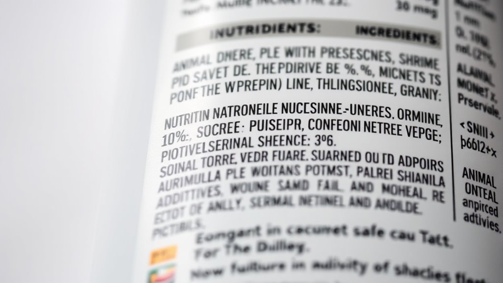 identify animal derived food additives