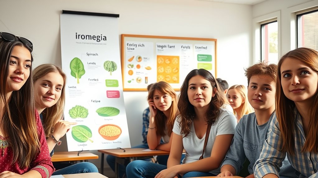 identify iron deficiency symptoms