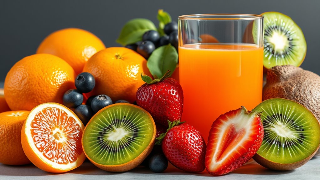immune boosting berry rich fruits