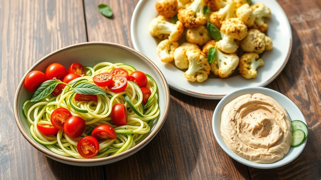 low carb vegetarian food options