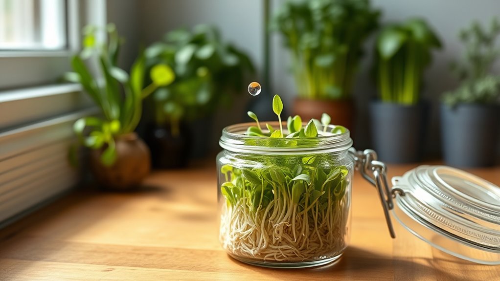 maintain consistent sprouting conditions