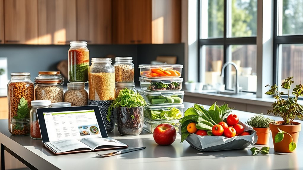 organized efficient pantry essentials