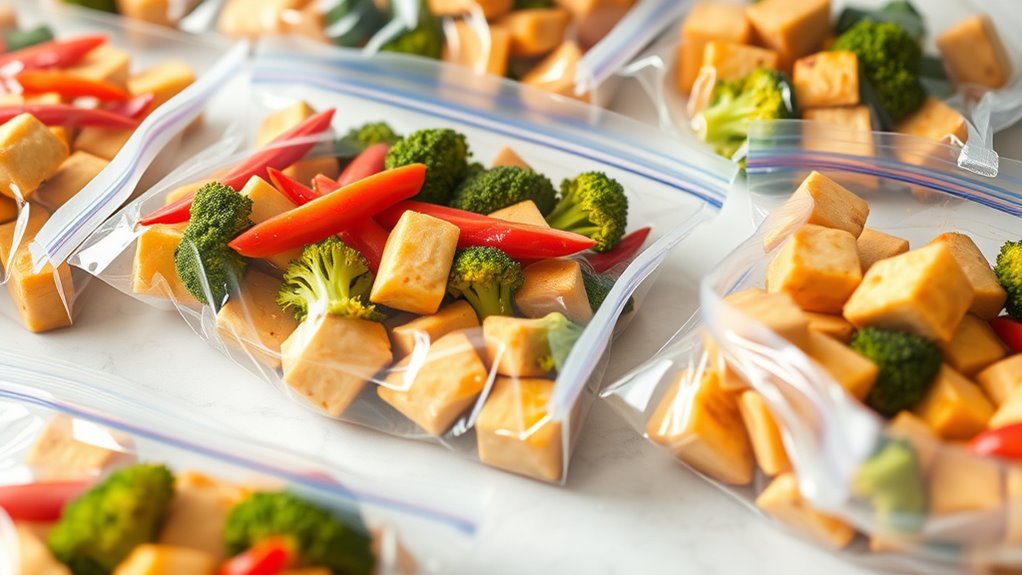 portion pack label freeze