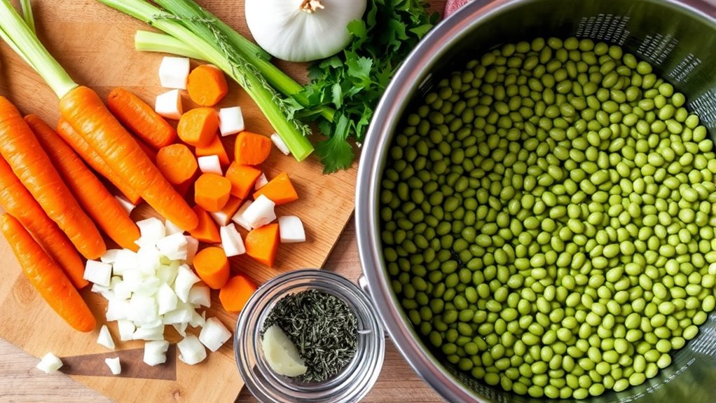 prepare flavorful lentil filling