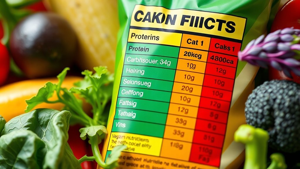 read labels for nutrition