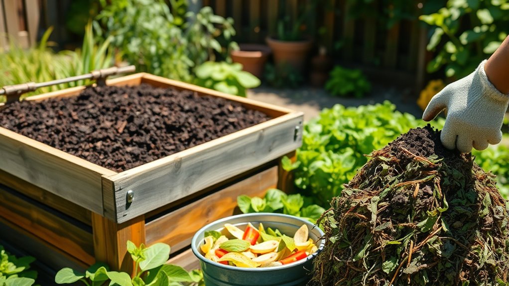 use compost to fertilize