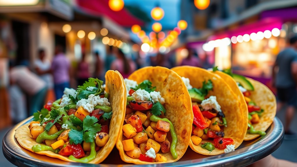 vegetarian crispy taco fillings