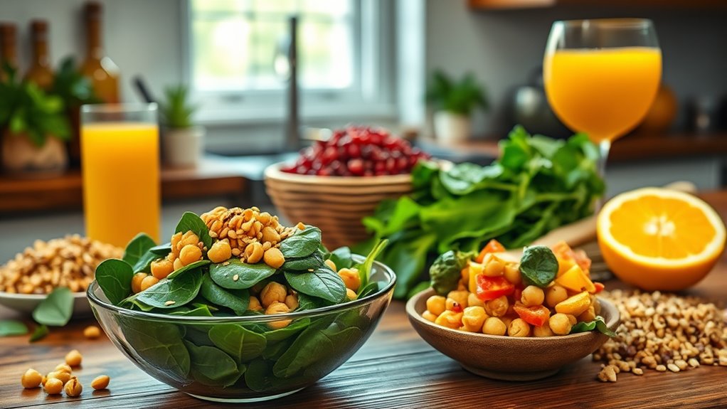 vegetarian iron rich meal ideas