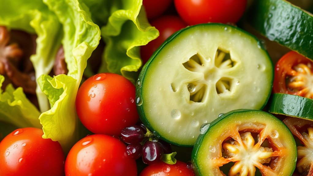 water rich foods promote fullness