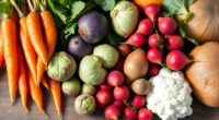 winter vegetarian produce tips