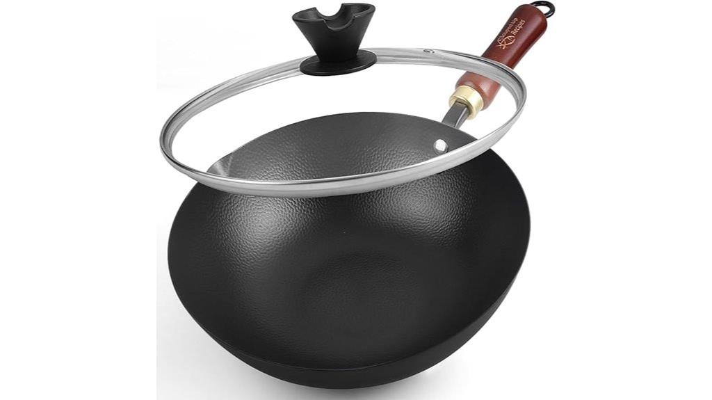 10 inch carbon steel wok