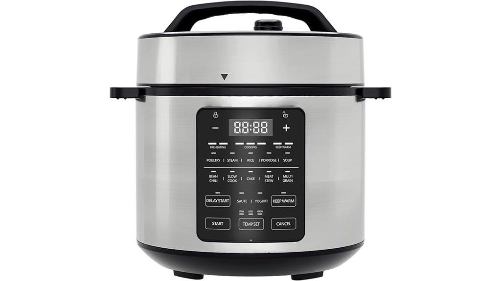 12 in 1 electric pressure cooker