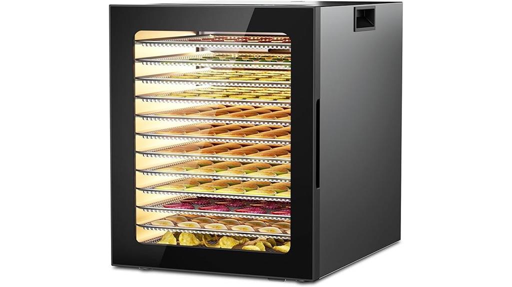 12 tray electric food dryer