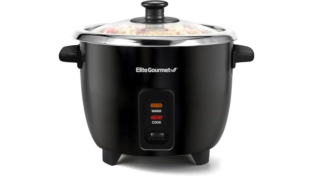 6 cup stainless steel cooker