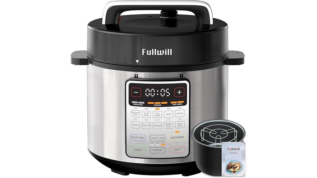 6 quart multi functional cooker