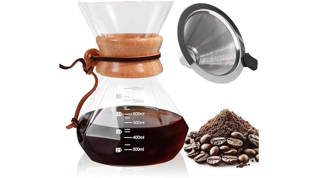 800ml stainless steel filter