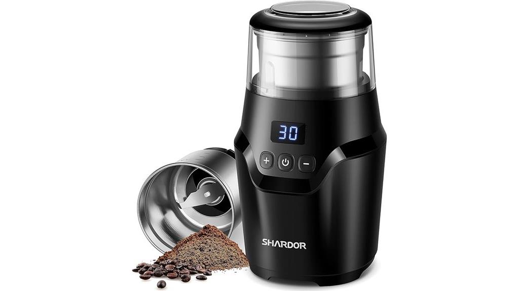 adjustable electric coffee grinder