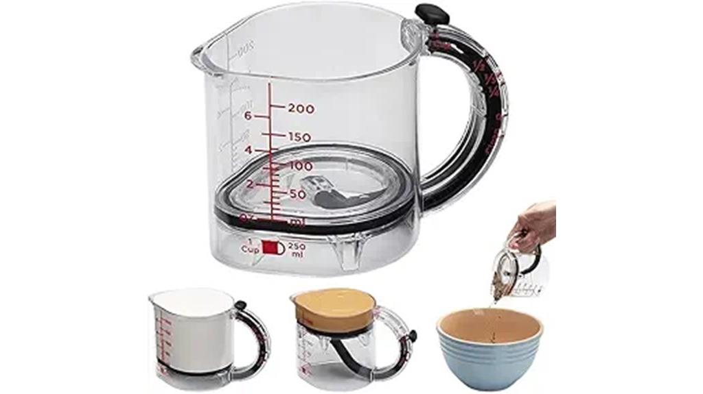 adjustable four in one cup