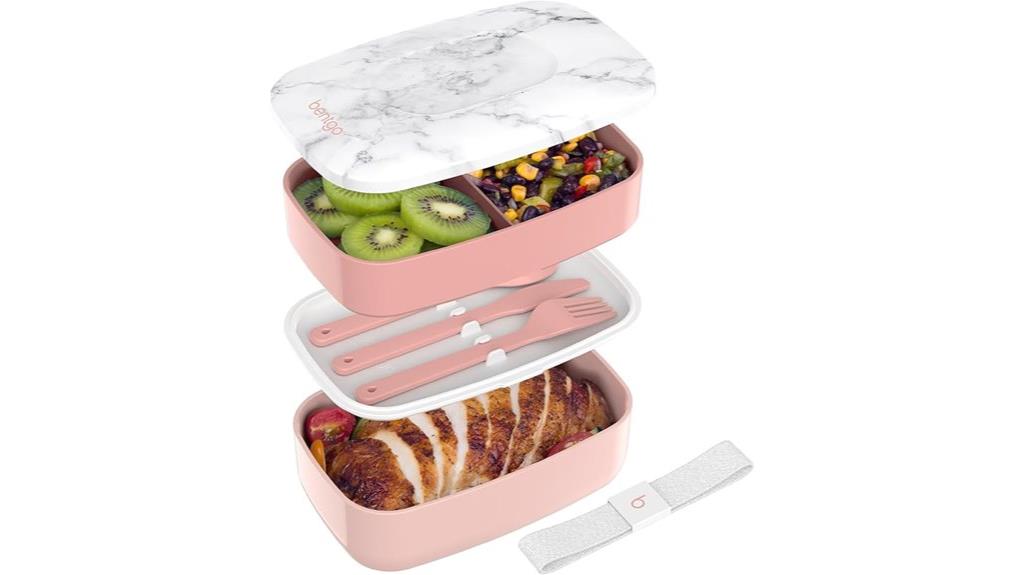 adult bento box with utensils