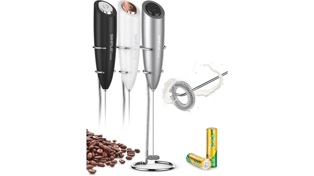 battery powered stainless steel whisk