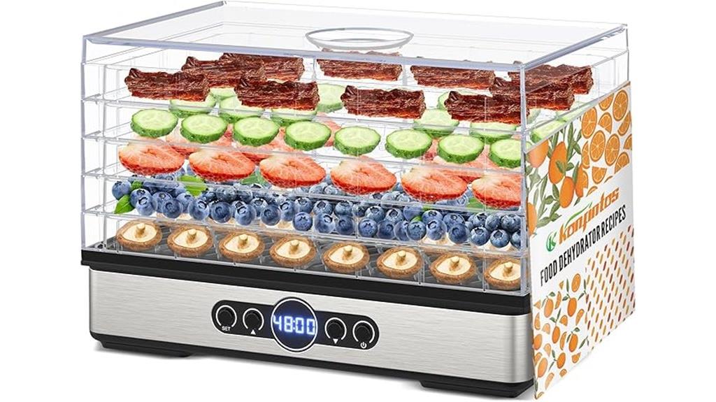 bpa free digital dehydrator