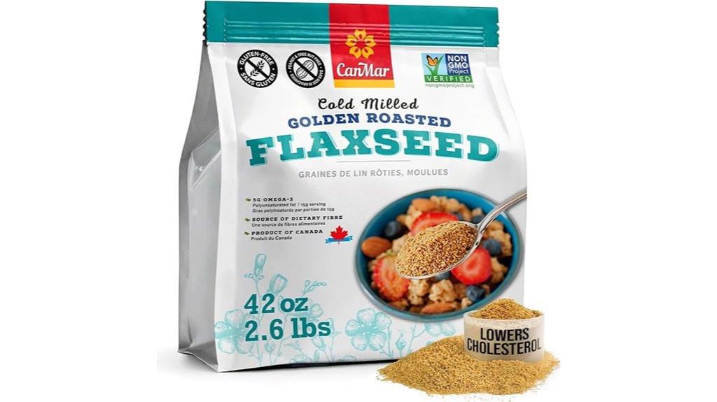 canmar 42 oz milled flaxseed