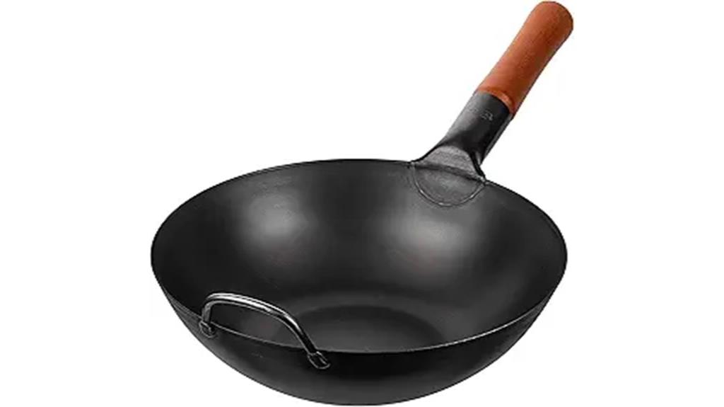 carbon steel wok pan