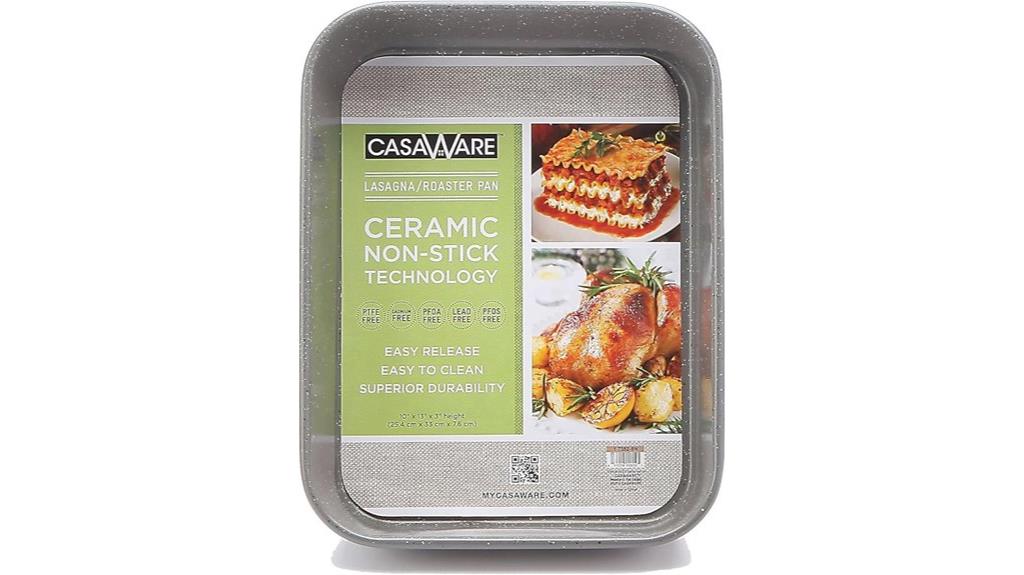 ceramic coated roasting pan